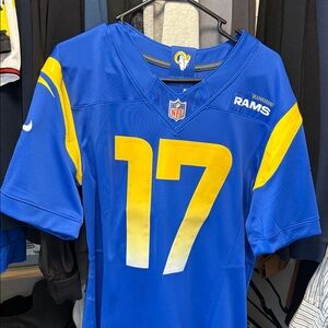 Nike Blue and Yellow Rams Jersey